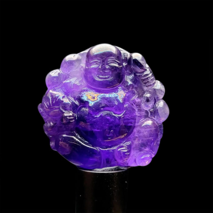 Mặt Phật Di Lặc Thạch Anh Tím – Amethyst #MTAT-1115-12