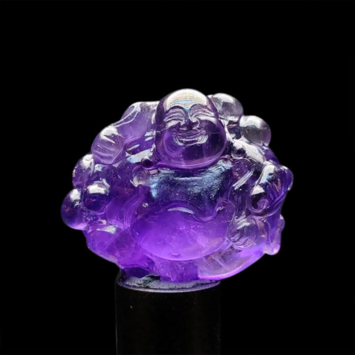 Mặt Phật Di Lặc Thạch Anh Tím – Amethyst #MTAT-1115-13