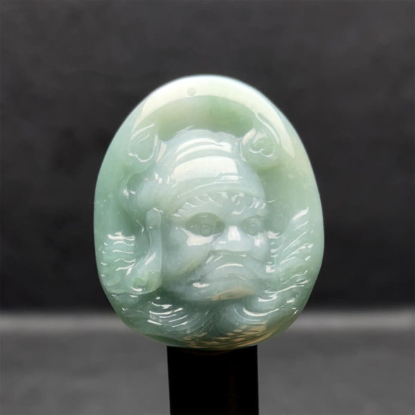 Mặt Chung Quỳ - Ngọc Cẩm Thạch Lam Dầu - Chuẩn A #MCTA-210116-09