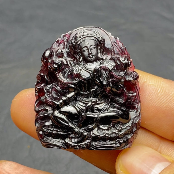 Mặt Phật Tara - Garnet Lục Yên #MGN-210125-01