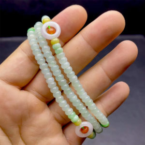 Dây Chuyền Phỉ Thuý Băng Lý Xanh - Chuẩn A #DPTA-210617-01