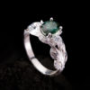 Nhẫn Nữ - Bạc - Đá Peridot Tự Nhiên #NPE-210630-01 3
