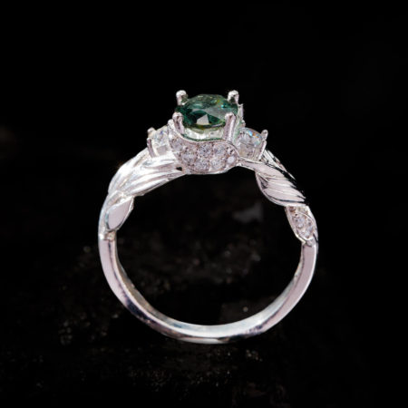 Nhẫn Nữ - Bạc - Đá Peridot Tự Nhiên #NPE-210630-01 3