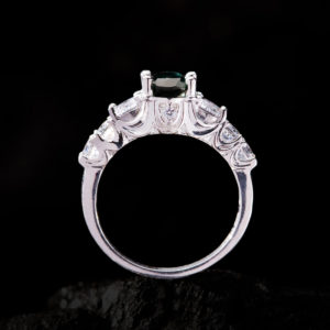 Nhẫn Nữ - Bạc - Đá Sapphire Xanh Tự Nhiên #NSP-210630-04 1