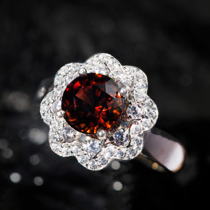 Nhẫn Nữ - Bạc - Đá Tourmaline Tự Nhiên #NTM-210630-02