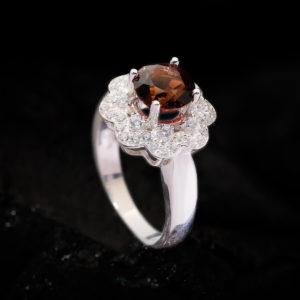 Nhẫn Nữ - Bạc - Đá Tourmaline Tự Nhiên #NTM-210630-02 1