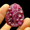 Mặt Quan Thế Âm Bồ Tát - Đá Ruby Phi Tự Nhiên #MRB-210721-02 1