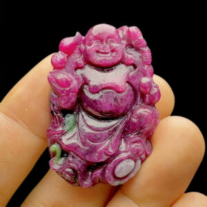 Mặt Phật Di Lặc - Đá Ruby Phi Tự Nhiên #MRB-210721-03