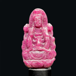 Mặt Quan Thế Âm Bồ Tát - Đá Ruby Phi Tự Nhiên #MRB-210727-04