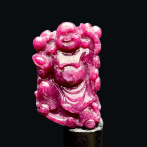 Mặt Phật Di Lặc - Đá Ruby Phi Tự Nhiên #MRB-210727-05