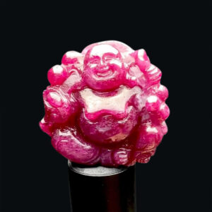 Mặt Phật Di Lặc - Đá Ruby Phi Tự Nhiên #MRB-210727-06