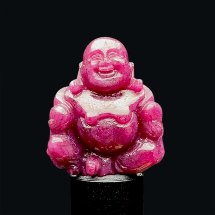 Mặt Phật Di Lặc - Đá Ruby Phi Tự Nhiên #MRB-210727-09