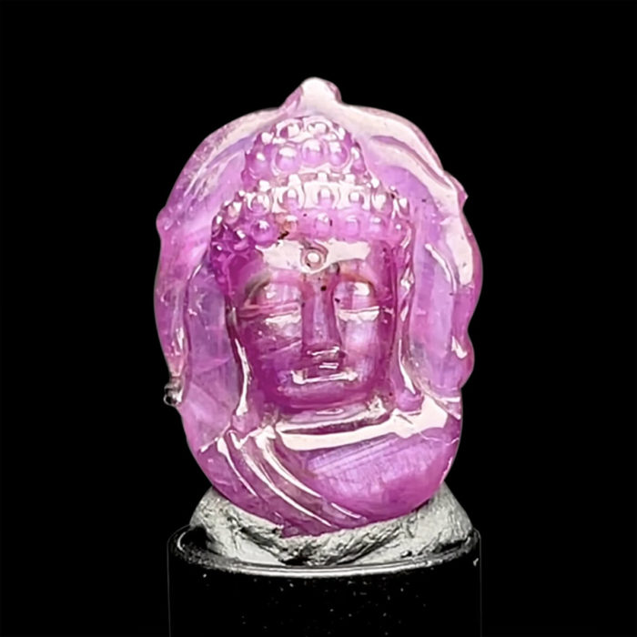 Mặt Phật A Di Đà - Đá Ruby Phi Tự Nhiên #MRB-210728-03