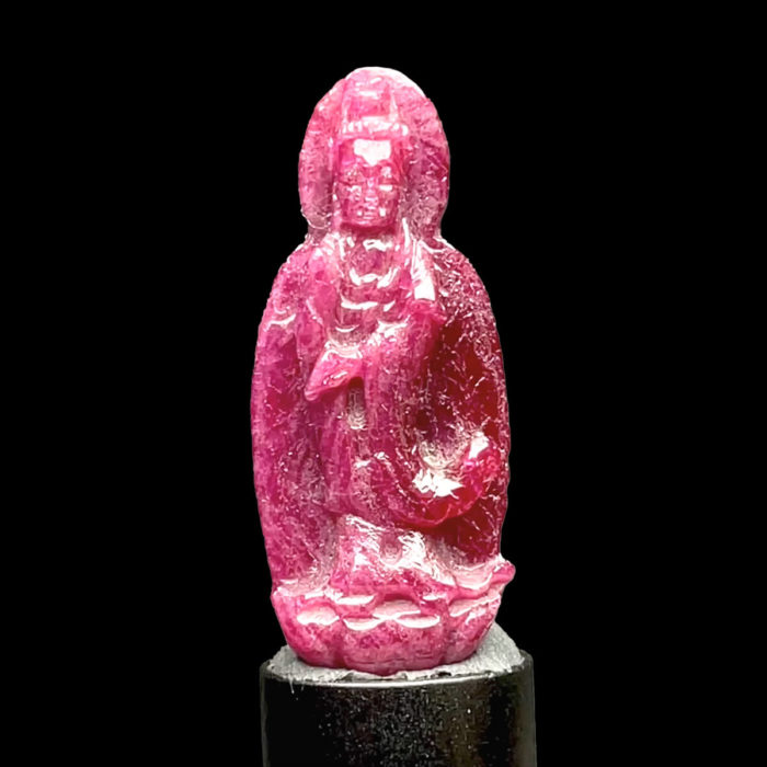 Mặt Quan Thế Âm Bồ Tát - Đá Ruby Phi Tự Nhiên #MRB-210728-04