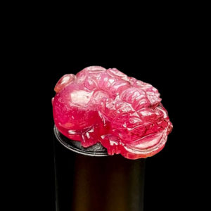 Mặt Dây Chuyền Cụ Tỳ Hưu - Đá Ruby Thái Tự Nhiên #MRB-210801-01