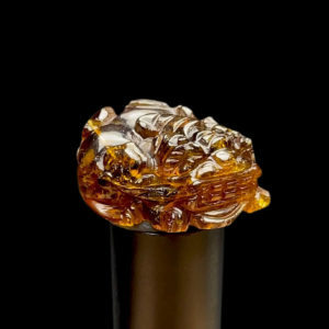 Mặt Cụ Tỳ Hưu Tài Lộc - Đá Tourmaline Lục Yên #MTM-210801-03