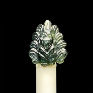 Mặt Hồ Ly - Đá Sapphire Xanh Lá - Phan Thiết #MSP-210914-03