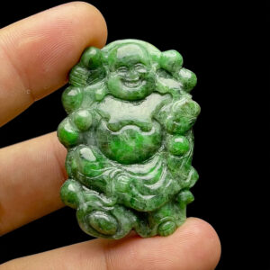 Mặt Phật Di Lặc - Đá Cẩm Thạch Sơn Thuỷ Chuẩn A #MCTA-211008-01