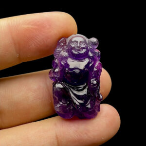 Mặt Phật Di Lặc Thạch Anh Tím – Amethyst #MTAT-211008-01