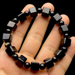 Vòng Tay - Hắc Diện Thạch Obsidian #VHDT-211115-01