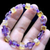 Vòng Tay Thạch Anh Tím + Vàng - Amethyst + Citrine #VTATV-211115-01 1
