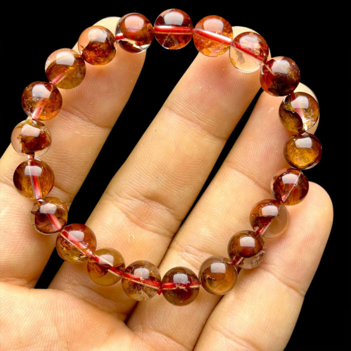 Vòng Tay Thạch Anh Ưu Linh Huyết Tự Nhiên #VUL-211115-06