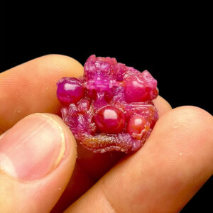 Mặt Rồng Phun Châu - Đá Ruby Huyết Lục Yên #MRB-211115-03