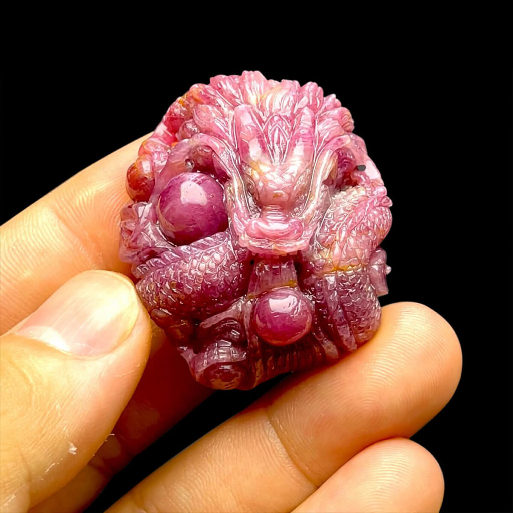 Mặt Rồng Phun Châu - Đá Ruby Yên Bái #MRB-211122-01