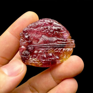 Mặt Phật Thích Ca Mâu Ni - Tourmaline Rubellite Lục Yên #MTM-211115-01