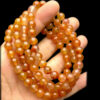 Vòng Tay - Đá Mã Não Nam Hồng - Cam Đậm VIP (108 Hạt) #VMN-211122-02