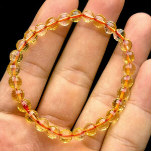 Vòng Tay Thạch Anh Vàng - Citrine Cắt Giác VIP #VTAV-211122-01