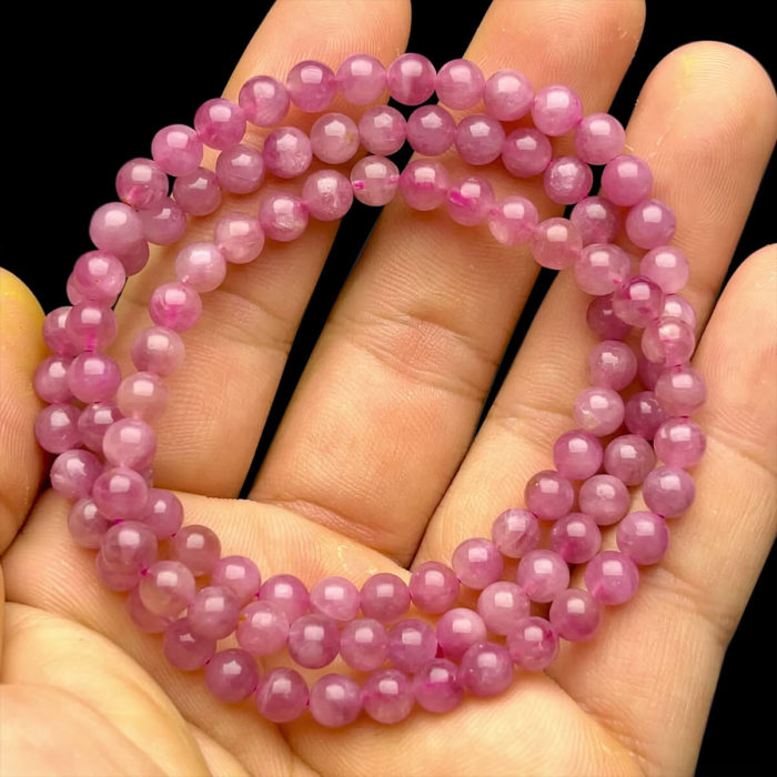 Vòng tay - Đá Tourmaline Hồng #VTML-211126-03