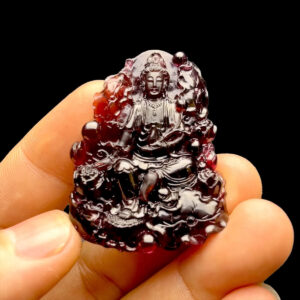 Mặt Quan Âm Tự Tại - Garnet Lục Yên #MGN-220803-01