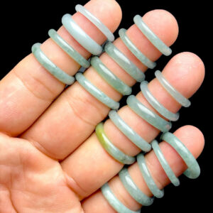 Nhẫn Cẩm Thạch Lam Dầu - Chuẩn A #NCTA-220814-01