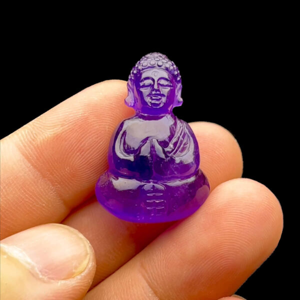 Mặt Tiểu Phật Thạch Anh Tím - Amethyst #MTAT-220902-01