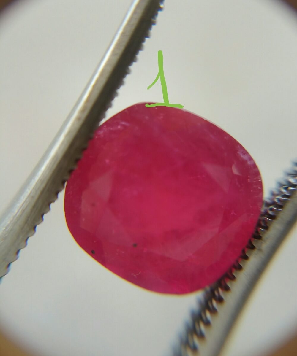 NHẬN BIẾT RUBY XỬ LÝ PHỦ THỦY TINH (G-F)