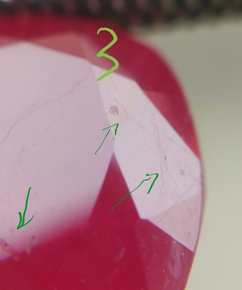 NHẬN BIẾT RUBY XỬ LÝ PHỦ THỦY TINH (G-F)