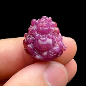 Mặt Phật Di Lặc - Đá Ruby Lục Yên #MRB-221029-07