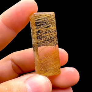 Phôi - Mặt Trụ - Thạch Anh Tóc Vàng Tự Nhiên #MTV-230324-02