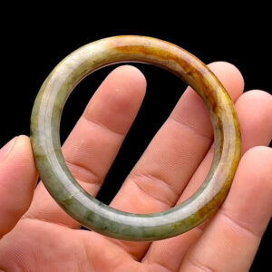 Vòng Tay - Ngọc Cẩm Thạch Lam Dầu Điểm Huyết - Chuẩn A #VCTA-230313-01