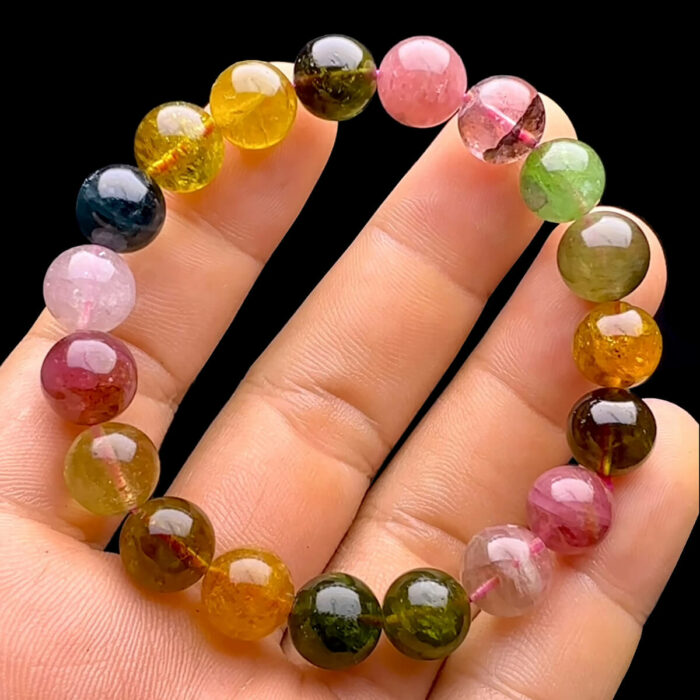 Vòng tay - Đá Tourmaline Đa Sắc - Lục Yên #VTML-230225-04