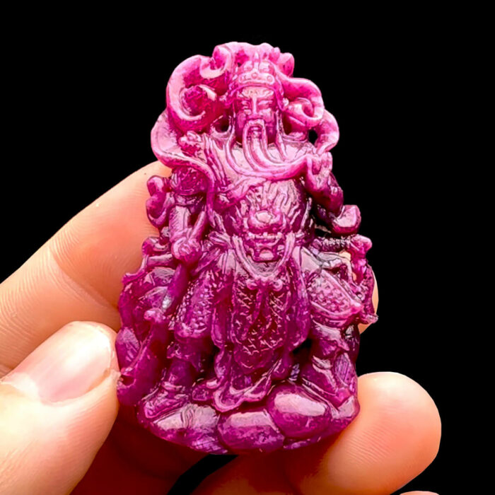 Mặt Quan Thánh Đế Quân – Đá Ruby Tự Nhiên #MRB-230414-02