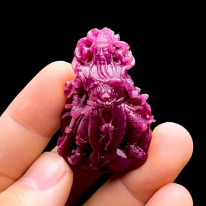 Mặt Quan Thánh Đế Quân – Đá Ruby Tự Nhiên #MRB-230414-08