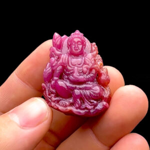 Mặt Quan Âm Tự Tại - Đá Ruby Lục Yên #MRB-230422-04