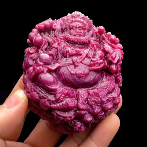 Mặt Hoàng Tài Bảo Thiên - Đá Ruby Sao Tự Nhiên #MRB-230424-01