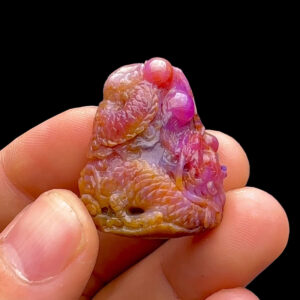 Mặt Rồng - Sapphire Ngũ Sắc Tự Nhiên #MSP-230424-03