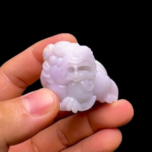 Mặt Tỳ Hưu Tài Lộc - Đá Cẩm Thạch Chuẩn A #MCTA-230601-05