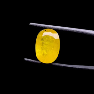 Mặt Nhẫn - Đá Sapphire Vàng Tự Nhiên #MSP-230606-01