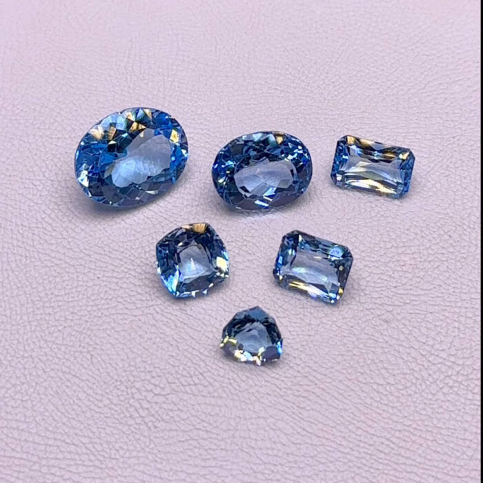 Lô Mặt Nhẫn - Đá Topaz Xanh Tự Nhiên #MTP-230701-01