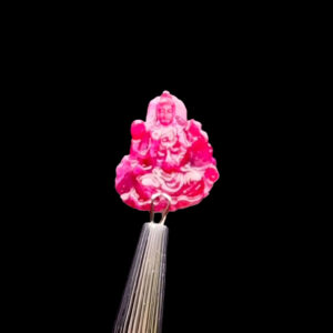 Mặt Quan Thế Âm Bồ Tát - Đá Ruby Huyết Kính Tự Nhiên #MRB-230806-03